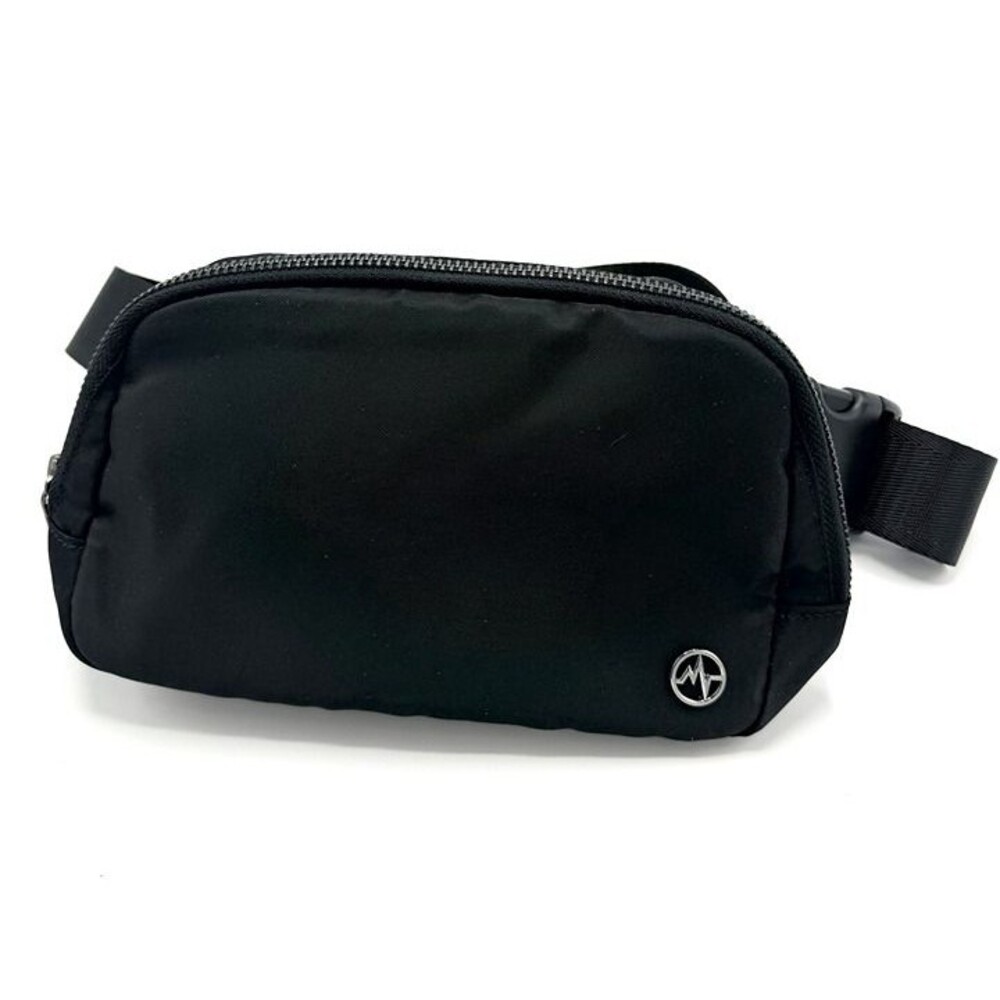 Pander Black Everyday Everywhere Belt Bag Waist Fanny Pack 1L